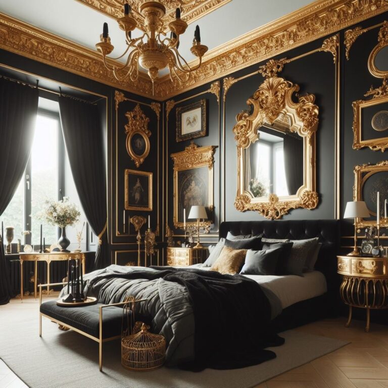 5 Stunning Black and Gold Bedroom Ideas for Luxurious Spaces