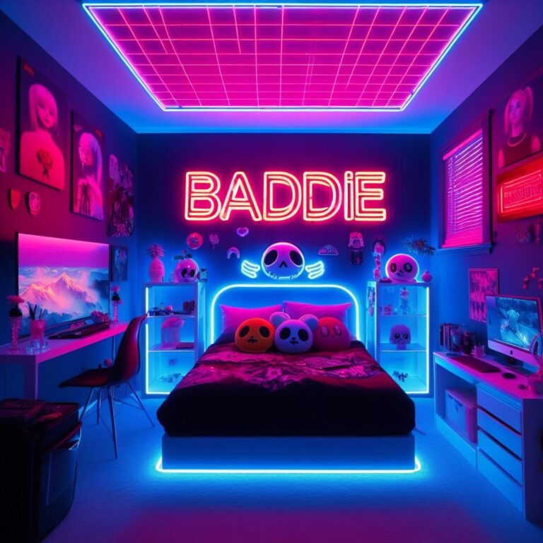 Designing a Baddie Aesthetic Room The Role of LED Lights